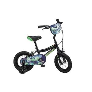 Probike Ultrabot 14" Wheel Boys Black & Green With Stabilisers 