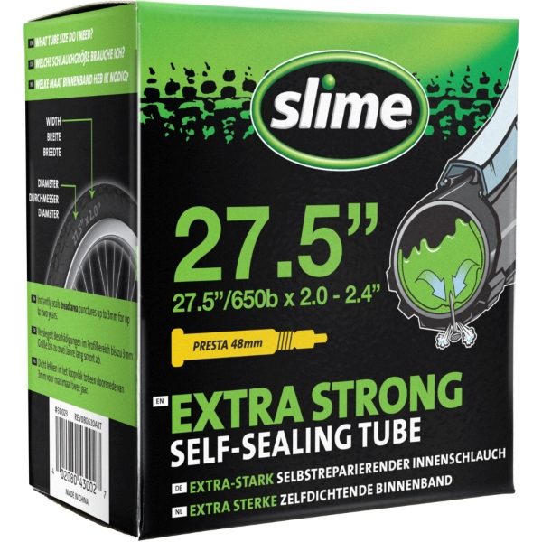 27.5"x2.0-2.4 Slime Self Sealing Presta Valve Inner Tube 