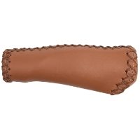 M-Wave Brown Leather Look Ergonomic Comfort Grip