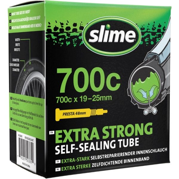 700x19-25c Slime Self Sealing Presta Valve Inner Tube 