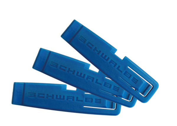 Schwalbe Plastic Tyre Levers Blue (Set of 3) 
