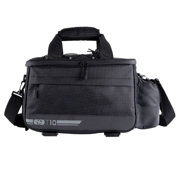 Oxford T10 Rack Top Bag 10 Litres Black 