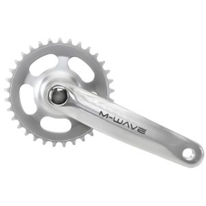 M-Wave Single Chainset 46t Alloy 170mm & Steel Chainring 