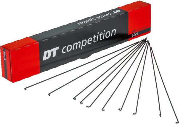 DT Swiss Competition black spokes 14/15 g = 2/1.8 mm (Pack of 10)