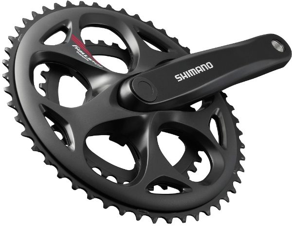 Shimano A070 Double 50/34t Road Chainset Sqaure Taper 170mm Black