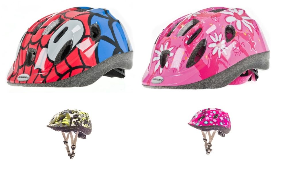 48-54cm NEW Raleigh Mystery Pink Flower Girls Kids Childs Cycle Bike Helmet 
