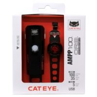 CatEye AMPP 100 & Orb Rechargeable Bike Light Set 