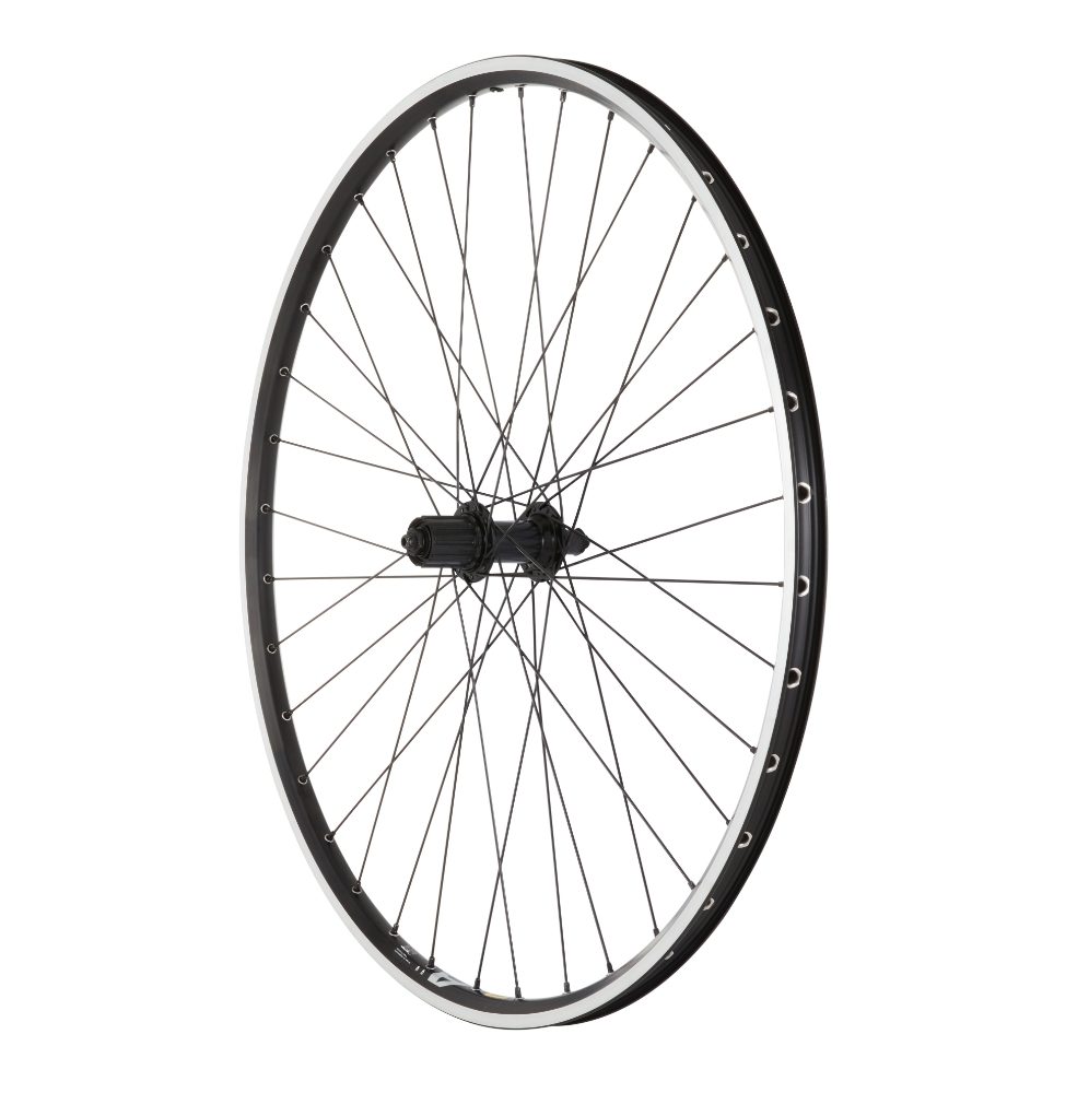 Hybrid Rear Wheel Shimano Deore Hub Mavic A319 Rim black 700c