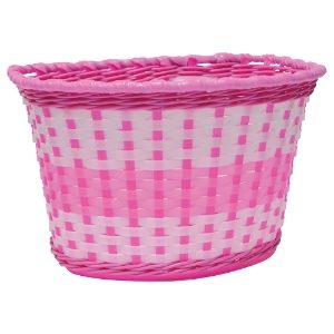 Oxford Junior Woven Basket - Pink