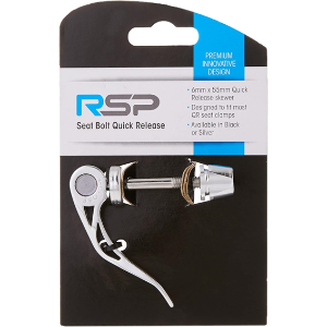 RSP Quick Release Seat Bolt 6x55mm Silver Alloy