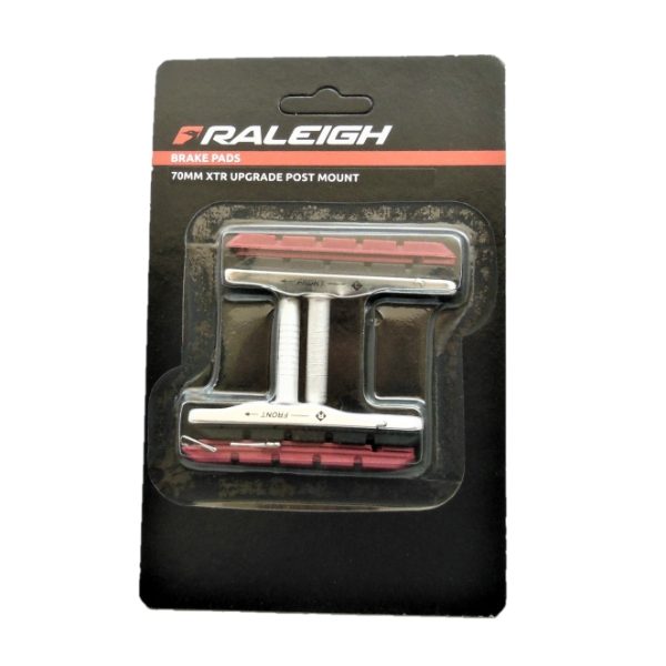 Raleigh 70mm Post Type XTR Upgrade Brake Blocks and Extra Pad