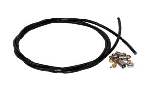 Hope Replacement Hose Kit Black 5mm Incl 90 & Straight Connectors