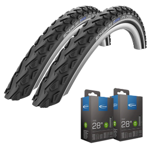 Schwalbe Land cruiser 700x40c Tyres (Pair) With SV17 inner tube