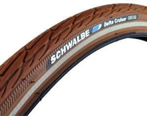 700x35c Schwalbe Delta Cruiser Wired Tan Tyre 