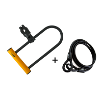 LUMA Kit 35 HU 320mm x 180mm D-Lock & 120cm Loop Cable