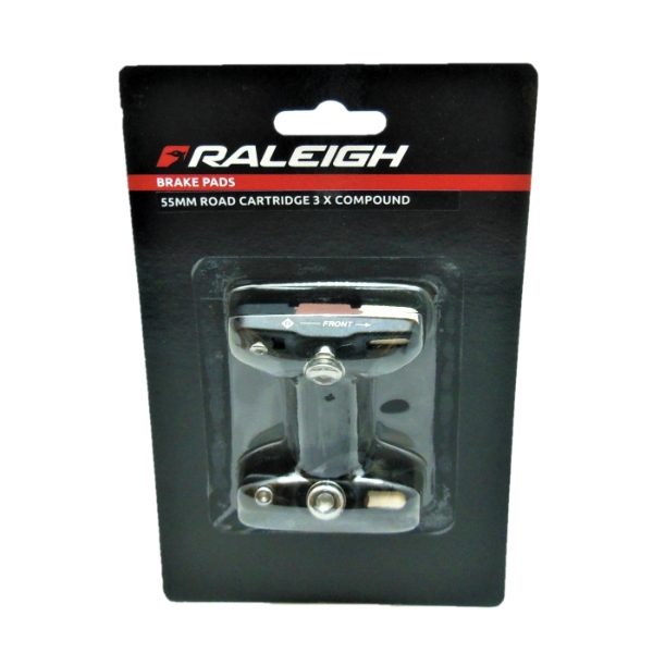 Raleigh 55mm Road Cartridge Brake Blocks 3 Compound