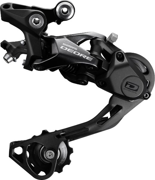 Shimano RD-M6000 Deore Shadow+ 10 Spd Black Rear Derailleur