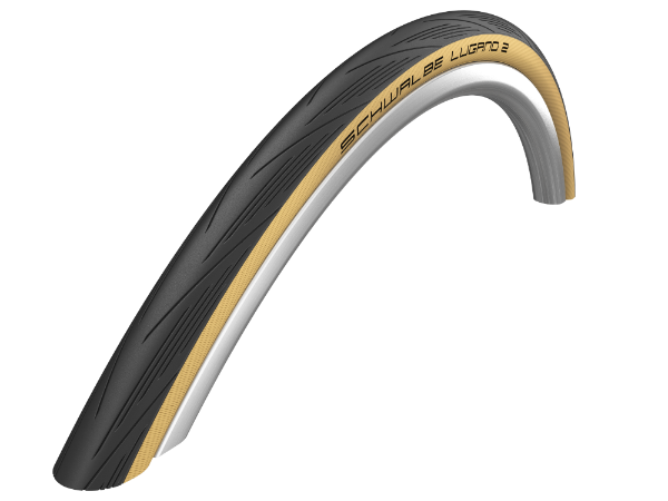 700x25c Schwalbe Lugano II Wired Classic Skinwall Tyre 