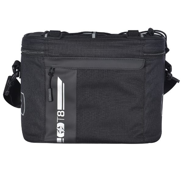 Oxford T8 Q/R Handlebar Bag 8 Litres - Black